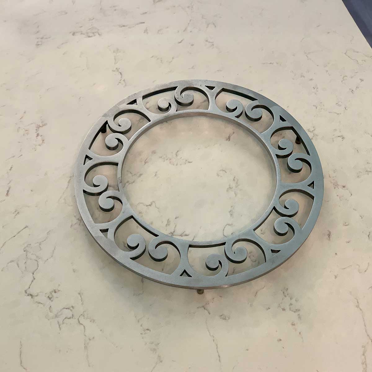 Fibonacci Spiral Metal Trivet Outer Ring