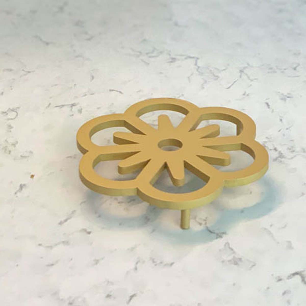 Floral Metal Trivet Heat Resistant